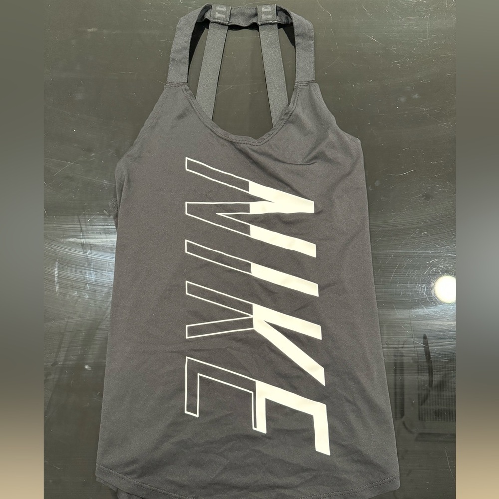 Nike black workout top
